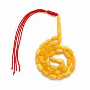 pin8.jpeg Natural Baltic Amber Misbah 11g 35Beads 6X11mm