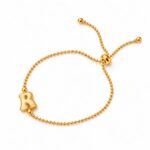 Amber Initial Braceletes