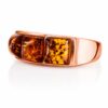 Trio Amber Mosaic Ring