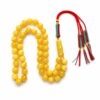 Natural Baltic Amber Misbah 22g 48Beads 9mm