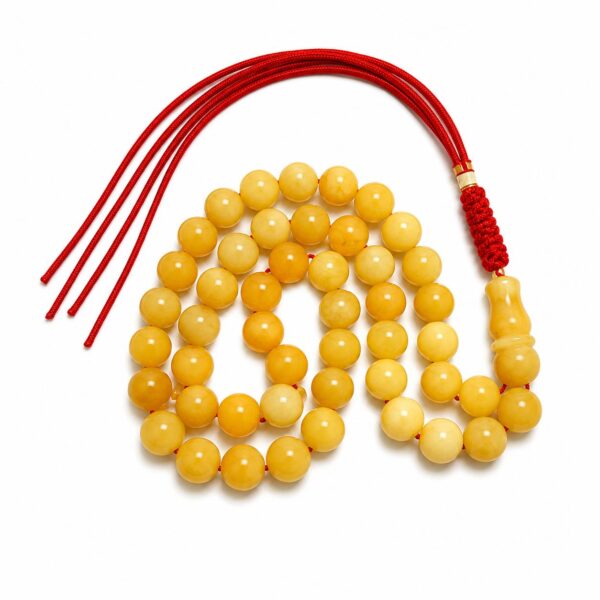 rou4.jpeg Natural Baltic Amber Misbah 20g 45Beads 9mm