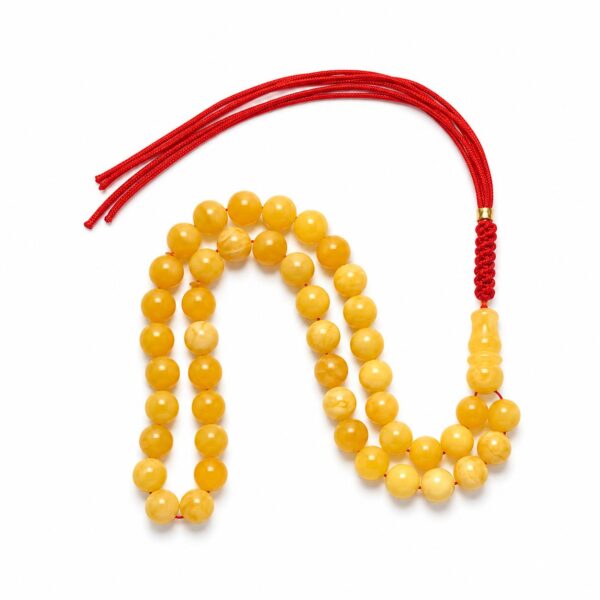 rou6.jpeg Natural Baltic Amber Misbah 20g 45Beads 9mm