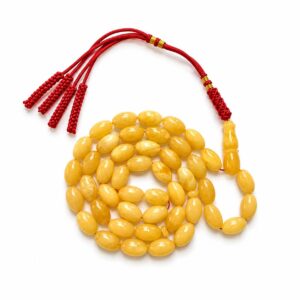 sal6a.jpeg Natural Baltic Amber Misbah 23g 45Beads 7X12mm