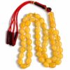 Natural Baltic Amber Misbah 26g 49Beads 8X12mm