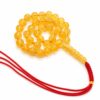 Natural Baltic Amber Misbah 22g 48Round Beads 9mm
