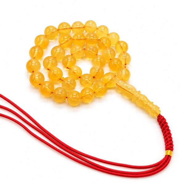 Natural Baltic Amber Misbah 22g 48Round Beads 9mm