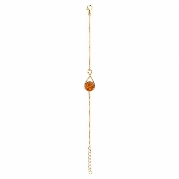 tiny4.jpeg Infinity Drop Amber Bracelet
