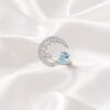 Celestial Blue Topaz Ring