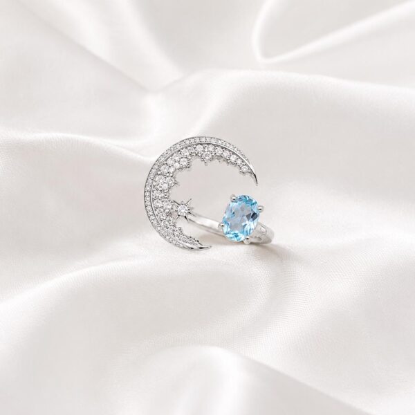 Celestial Blue Topaz Ring