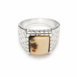Milky Amber Ring