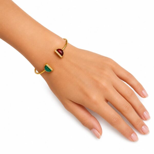 web3.jpeg Luna Amber & Green Aqeeq Bangle